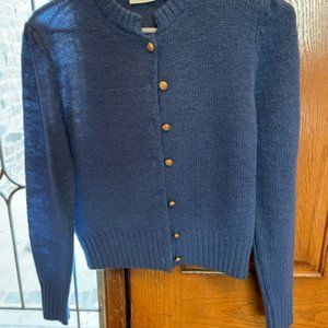 Blue Wool Sweater